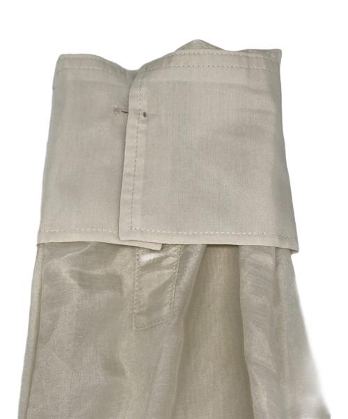 Whim Gazette（ウィムガゼット）Whim Gazette (ウィムガゼット) シルクローンシャツ ベージュ サイズ:freeの古着・服飾アイテム