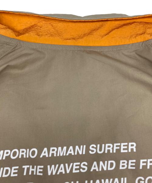 EMPORIO ARMANI（エンポリオアルマーニ）EMPORIO ARMANI (エンポリオアルマーニ) リバーシブル コーチジャケット ベージュ サイズ:52の古着・服飾アイテム