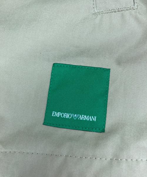 EMPORIO ARMANI（エンポリオアルマーニ）EMPORIO ARMANI (エンポリオアルマーニ) リバーシブル コーチジャケット ベージュ サイズ:52の古着・服飾アイテム