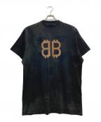 BALENCIAGAバレンシアガ）の古着「BB Crypto Logo T-Shirt」｜ブラック
