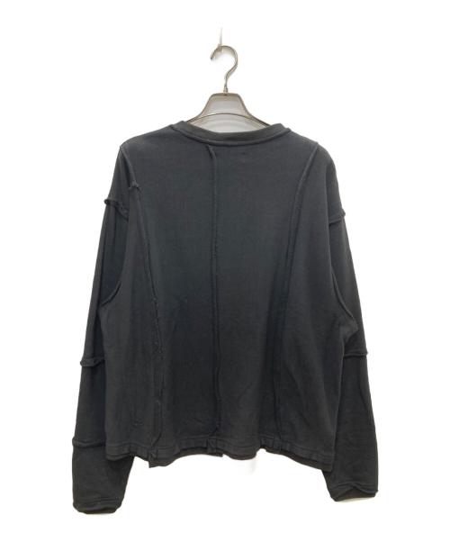 rin（リン）RIN (リン) 再構築スウェット ブラック サイズ:Mの古着・服飾アイテム