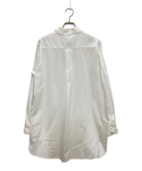 J&M DAVIDSON（ジェイ＆エム デヴィッドソン）J&M DAVIDSON (ジェイ＆エム デヴィッドソン) フリルカラーシャツ ホワイト サイズ:8の古着・服飾アイテム