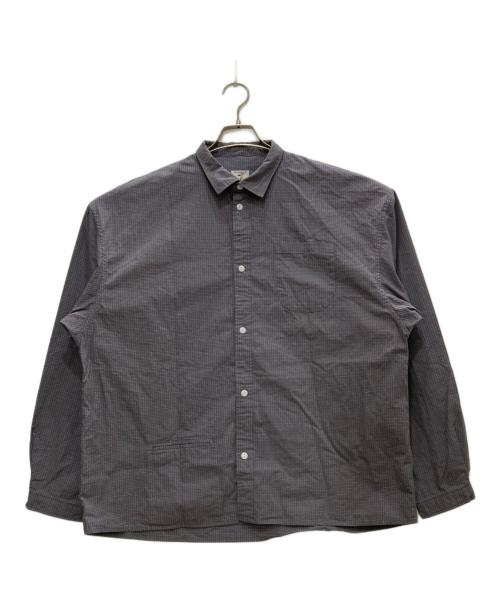 NOROLL（ノーロール）NOROLL (ノーロール) NORMAL SHIRT/ノーマル　シート ネイビー サイズ:ＸＬの古着・服飾アイテム