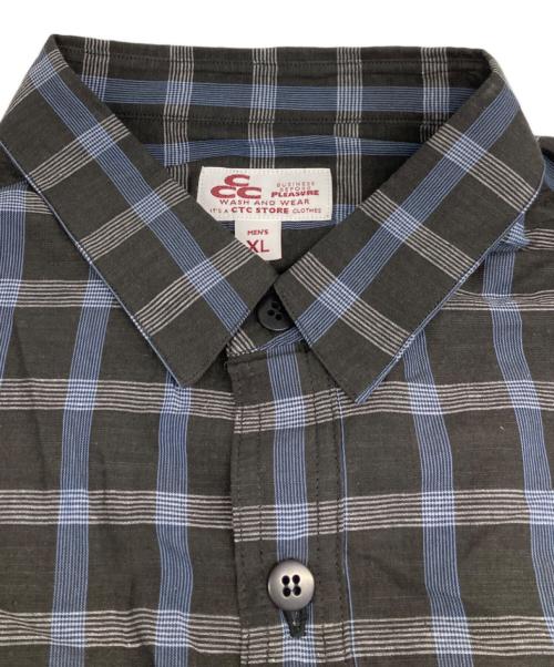 CTC STORE（シーティーシーストア）CTC STORE (シーティーシーストア) チェックシャツ ブラウン サイズ:ＸＬの古着・服飾アイテム