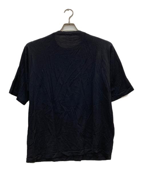 COMOLI（コモリ）COMOLI (コモリ) ウール天竺 半袖クルー ブラック サイズ:3の古着・服飾アイテム