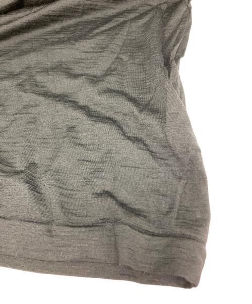 COMOLI（コモリ）COMOLI (コモリ) ウール天竺 半袖クルー ブラック サイズ:3の古着・服飾アイテム