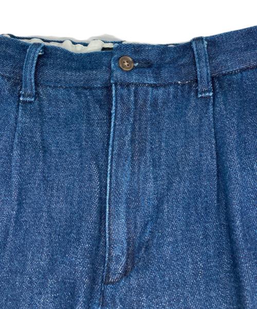 PWA（プア）PWA (プア) LOOSE DENIM TROUSERS/ルーズデニムトラウザー インディゴ サイズ:Ｌの古着・服飾アイテム
