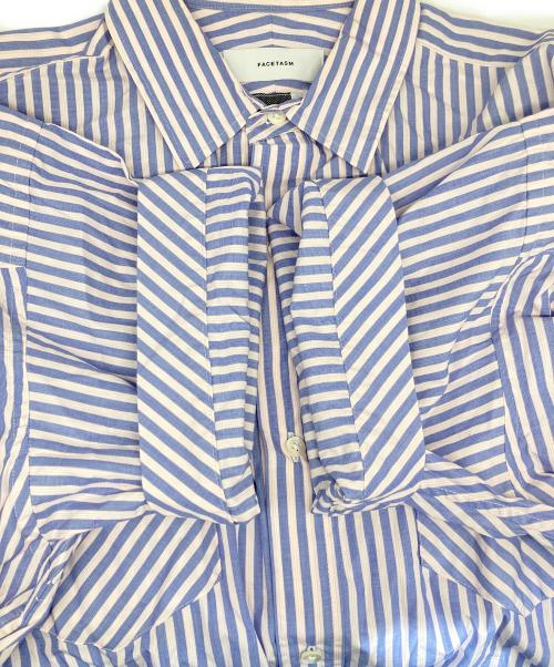 FACETASM（ファセッタズム）FACETASM (ファセッタズム) ベルテッドショートスリーブシャツ ブルー サイズ:4の古着・服飾アイテム