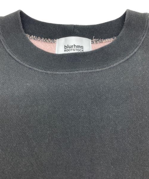 blurhms ROOTSTOCK（ブラームスルーツストック）blurhms ROOTSTOCK (ブラームスルーツストック) クルーネックスウェット ブラック サイズ:３の古着・服飾アイテム