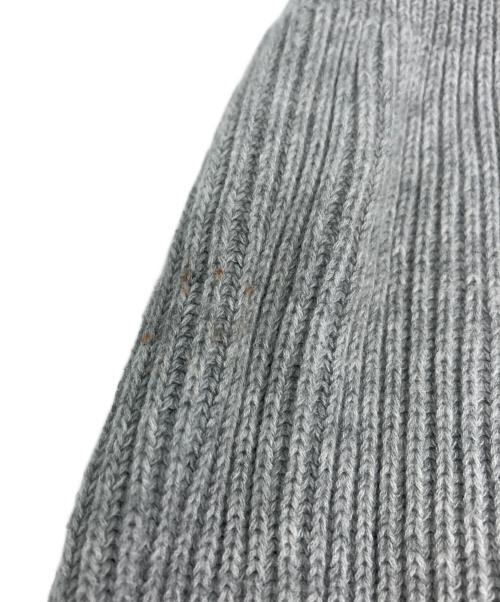 Graphpaper（グラフペーパー）Graphpaper (グラフペーパー) HIGH DENSITY COTTON KNIT CREW/ハイ　デンシティ　コットン　ニット　クルー グレー サイズ:1の古着・服飾アイテム