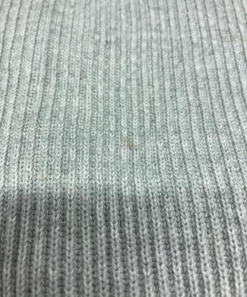 Graphpaper（グラフペーパー）Graphpaper (グラフペーパー) HIGH DENSITY COTTON KNIT CREW/ハイ　デンシティ　コットン　ニット　クルー グレー サイズ:1の古着・服飾アイテム