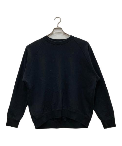 Graphpaper（グラフペーパー）Graphpaper (グラフペーパー) LOOPWHEELER (ループウィラー) LOOPWHEELER for GP RAGLAN SWEAT/ループウィーラー　フォア　ＧＰ　ラグラン　スウェット ブラック サイズ:2の古着・服飾アイテム