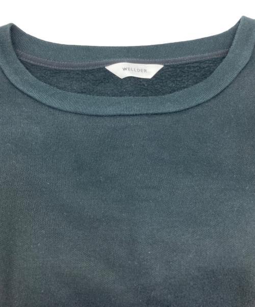 WELLDER（ウェルダー）WELLDER (ウェルダー) Buck Side Tucked Crewneck/バック　サイド　タックド　クルーネック　 ブラック サイズ:3の古着・服飾アイテム