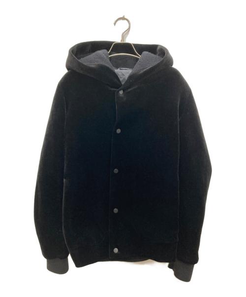 EMPORIO ARMANI（エンポリオアルマーニ）EMPORIO ARMANI (エンポリオアルマーニ) フードジャケット ブラック サイズ:44の古着・服飾アイテム