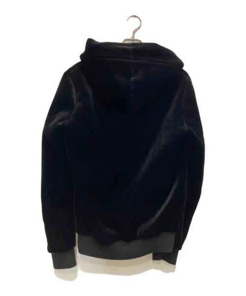 EMPORIO ARMANI（エンポリオアルマーニ）EMPORIO ARMANI (エンポリオアルマーニ) フードジャケット ブラック サイズ:44の古着・服飾アイテム