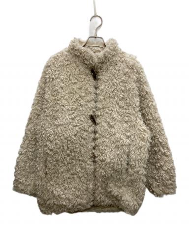 中古・古着通販】CLANE (クラネ) CURL FUR SHORT COAT ベージュ サイズ