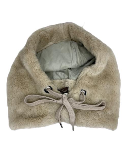 kijima takayuki（キジマタカユキ）KIJIMA TAKAYUKI (キジマタカユキ) FUR SNOOD ベージュの古着・服飾アイテム