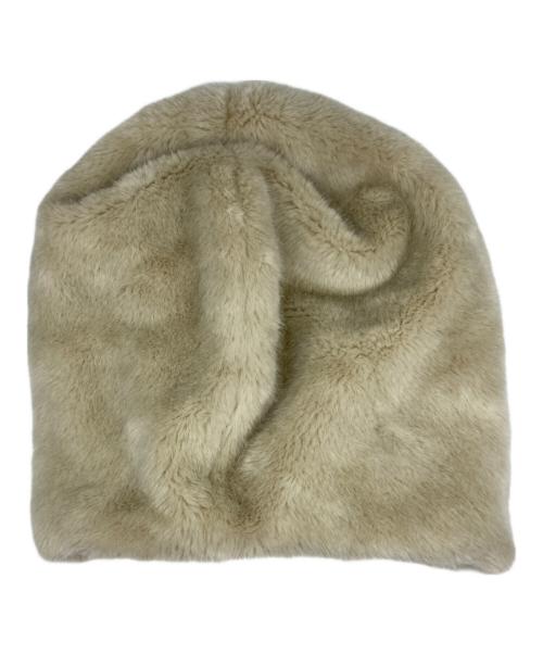 kijima takayuki（キジマタカユキ）KIJIMA TAKAYUKI (キジマタカユキ) FUR SNOOD ベージュの古着・服飾アイテム