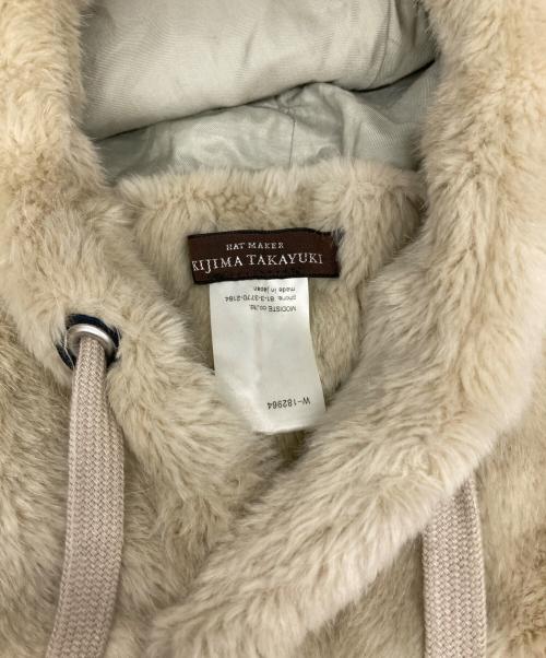 kijima takayuki（キジマタカユキ）KIJIMA TAKAYUKI (キジマタカユキ) FUR SNOOD ベージュの古着・服飾アイテム