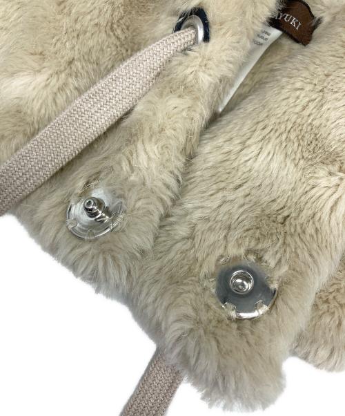 kijima takayuki（キジマタカユキ）KIJIMA TAKAYUKI (キジマタカユキ) FUR SNOOD ベージュの古着・服飾アイテム