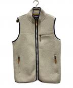 Patagoniaパタゴニア）の古着「レトロパイルベスト」｜ホワイト