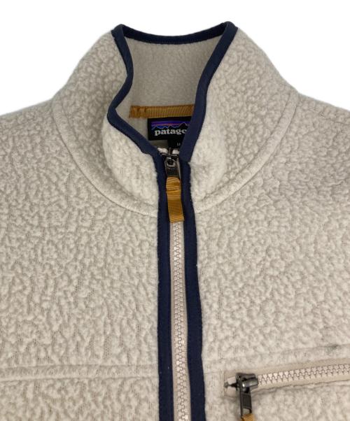 Patagonia（パタゴニア）Patagonia (パタゴニア) レトロパイルベスト ホワイト サイズ:Mの古着・服飾アイテム