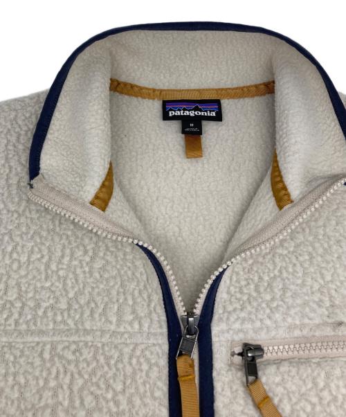Patagonia（パタゴニア）Patagonia (パタゴニア) レトロパイルベスト ホワイト サイズ:Mの古着・服飾アイテム