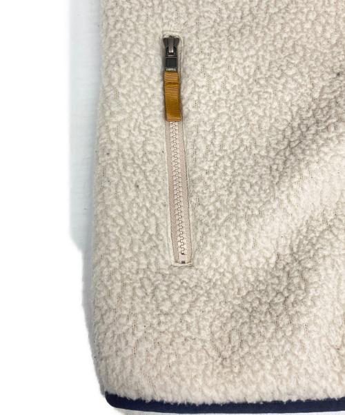 Patagonia（パタゴニア）Patagonia (パタゴニア) レトロパイルベスト ホワイト サイズ:Mの古着・服飾アイテム