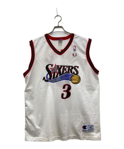 Champion（チャンピオン）Champion (チャンピオン) バスケットボールシャツ ホワイト サイズ:Ｍの古着・服飾アイテム