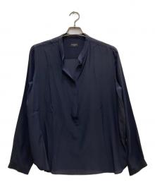 ERMENEGILDO ZEGNA（エルメネジルド・ゼニア）の古着「スキッパーシルクシャツ」｜ネイビー