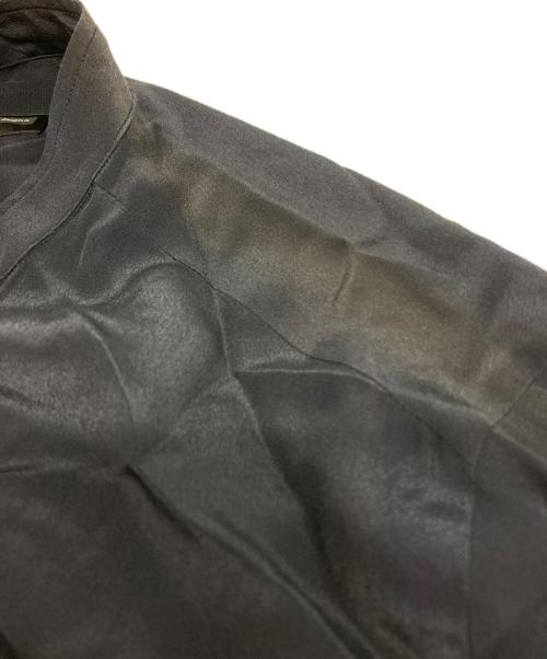 ERMENEGILDO ZEGNA（エルメネジルド・ゼニア）ERMENEGILDO ZEGNA (エルメネジルド・ゼニア) スキッパーシルクシャツ ネイビー サイズ:44の古着・服飾アイテム