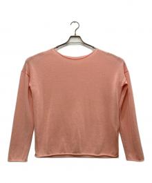 HER.（ハー）の古着「ペーパー混ニットプルオーバー」｜ピンク