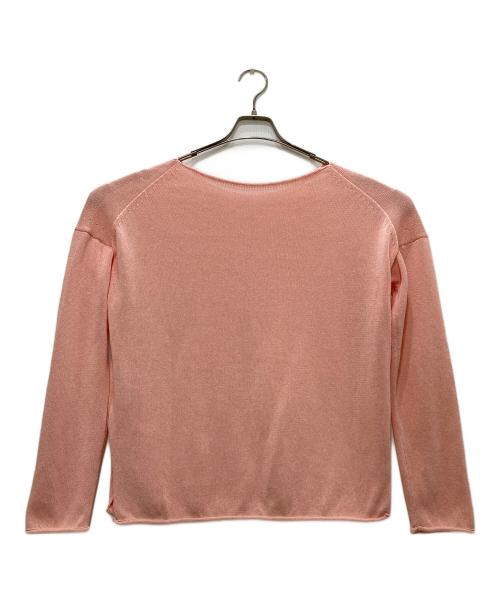 HER.（ハー）HER. (ハー) ペーパー混ニットプルオーバー ピンク サイズ:Ｆの古着・服飾アイテム