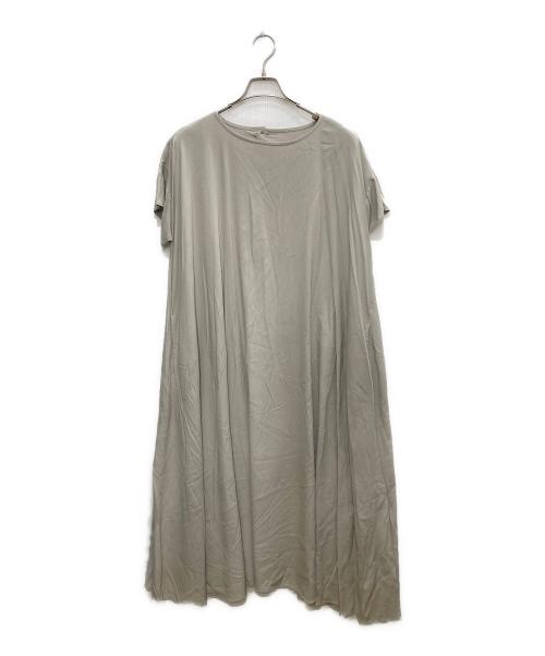 BEARDSLEY（ビアズリー）BEARDSLEY (ビアズリー) リネンレーヨンテントワンピ ベージュ サイズ:Lの古着・服飾アイテム