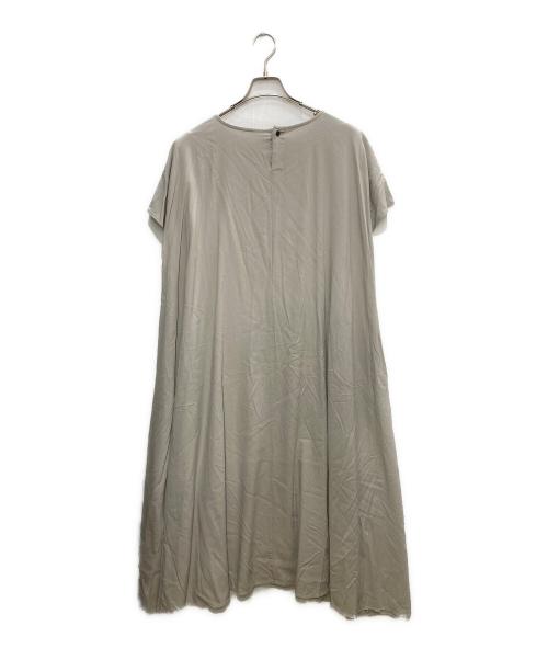 BEARDSLEY（ビアズリー）BEARDSLEY (ビアズリー) リネンレーヨンテントワンピ ベージュ サイズ:Lの古着・服飾アイテム