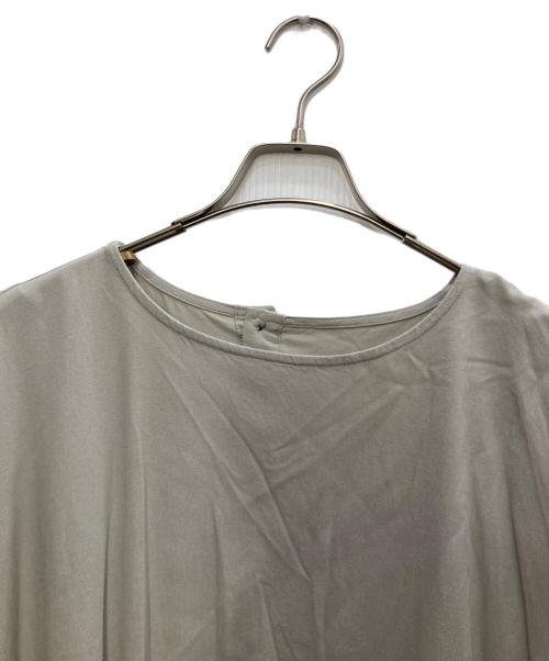 BEARDSLEY（ビアズリー）BEARDSLEY (ビアズリー) リネンレーヨンテントワンピ ベージュ サイズ:Lの古着・服飾アイテム