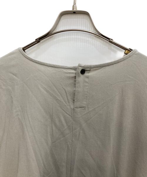 BEARDSLEY（ビアズリー）BEARDSLEY (ビアズリー) リネンレーヨンテントワンピ ベージュ サイズ:Lの古着・服飾アイテム