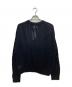 YOKE (ヨーク) COTTON MESH STRIPE CREWNECK SWEATER/コットン メッシュ ストライプ クルーネック セーター ブラック サイズ:2：17000円