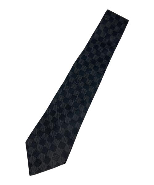 LOUIS VUITTON（ルイ ヴィトン）LOUIS VUITTON (ルイ ヴィトン) シルクネクタイ ノワール サイズ:ーの古着・服飾アイテム