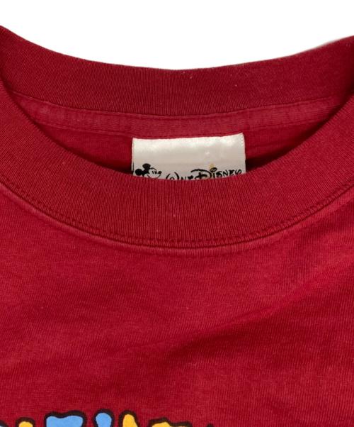 Walt Disney World（ウォルトディズニーワールド）Walt Disney World (ウォルトディズニーワールド) プリントTシャツ ボルドー サイズ:Ｓの古着・服飾アイテム