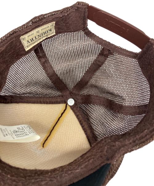 KAPITAL（キャピタル）KAPITAL (キャピタル) メッシュキャップ ブラウン サイズ:ONE SIZEの古着・服飾アイテム