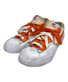 NIKE×sacai（ナイキ×サカイ）の古着「BLAZER LOW/ブレザー ロー」｜ホワイト×オレンジ