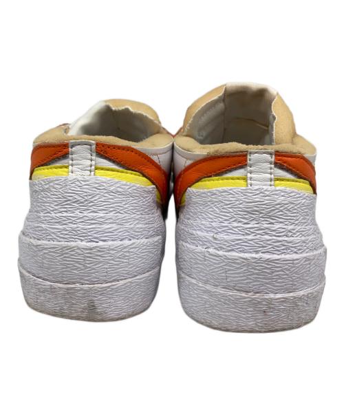 NIKE（ナイキ）NIKE (ナイキ) sacai (サカイ) BLAZER LOW/ブレザー ロー ホワイト×オレンジ サイズ:cm26.5の古着・服飾アイテム