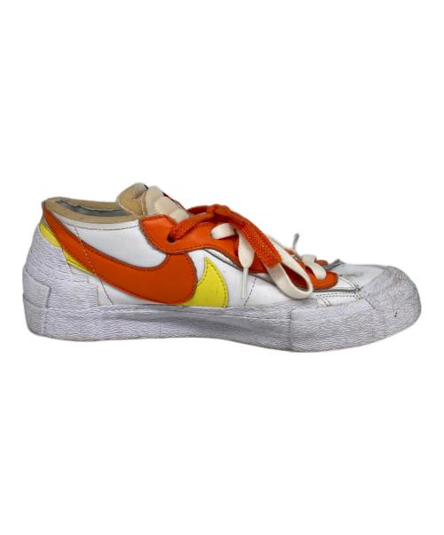 NIKE（ナイキ）NIKE (ナイキ) sacai (サカイ) BLAZER LOW/ブレザー ロー ホワイト×オレンジ サイズ:cm26.5の古着・服飾アイテム