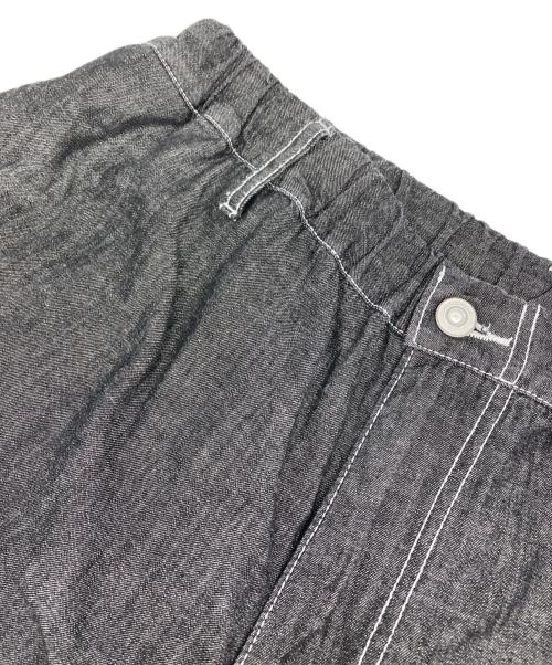 CONVERSE TOKYO（コンバーストウキョウ）CONVERSE TOKYO (コンバーストウキョウ) 2WAY DETACHABLE DENIM WIDE CARGO PANTS ブラック サイズ:3の古着・服飾アイテム