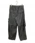 CONVERSE TOKYO (コンバーストウキョウ) 2WAY DETACHABLE DENIM WIDE CARGO PANTS ブラック サイズ:3：4500円