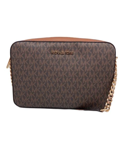 MICHAEL KORS（マイケル・コース）MICHAEL KORS (マイケルコース) ショルダーバッグ ブラウンの古着・服飾アイテム