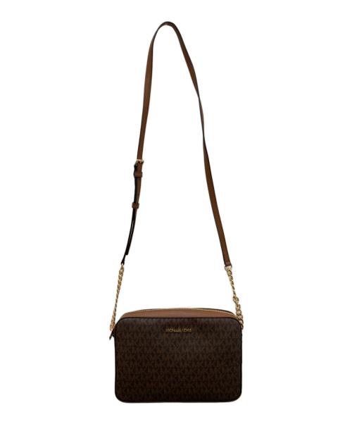 MICHAEL KORS（マイケル・コース）MICHAEL KORS (マイケルコース) ショルダーバッグ ブラウンの古着・服飾アイテム