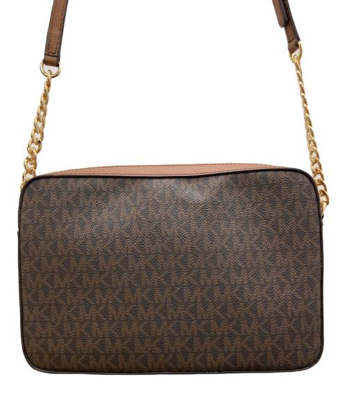 MICHAEL KORS（マイケル・コース）MICHAEL KORS (マイケルコース) ショルダーバッグ ブラウンの古着・服飾アイテム