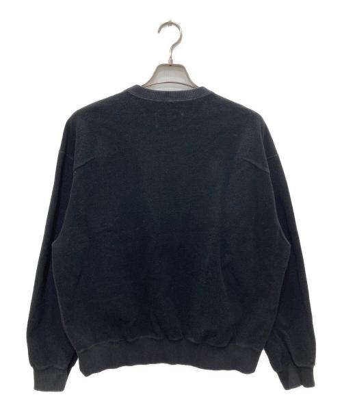 doublet（ダブレット）doublet (ダブレット) DISGUISE EMBROIDERY SWEAT SHIRT ブラック サイズ:SMALLの古着・服飾アイテム